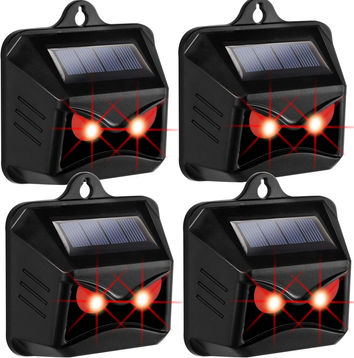 Solar Powered Animal Repeller with Red LED Lights C73983