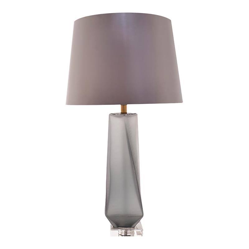 Smoke Grey Table Lamp Set of 2 U335537
