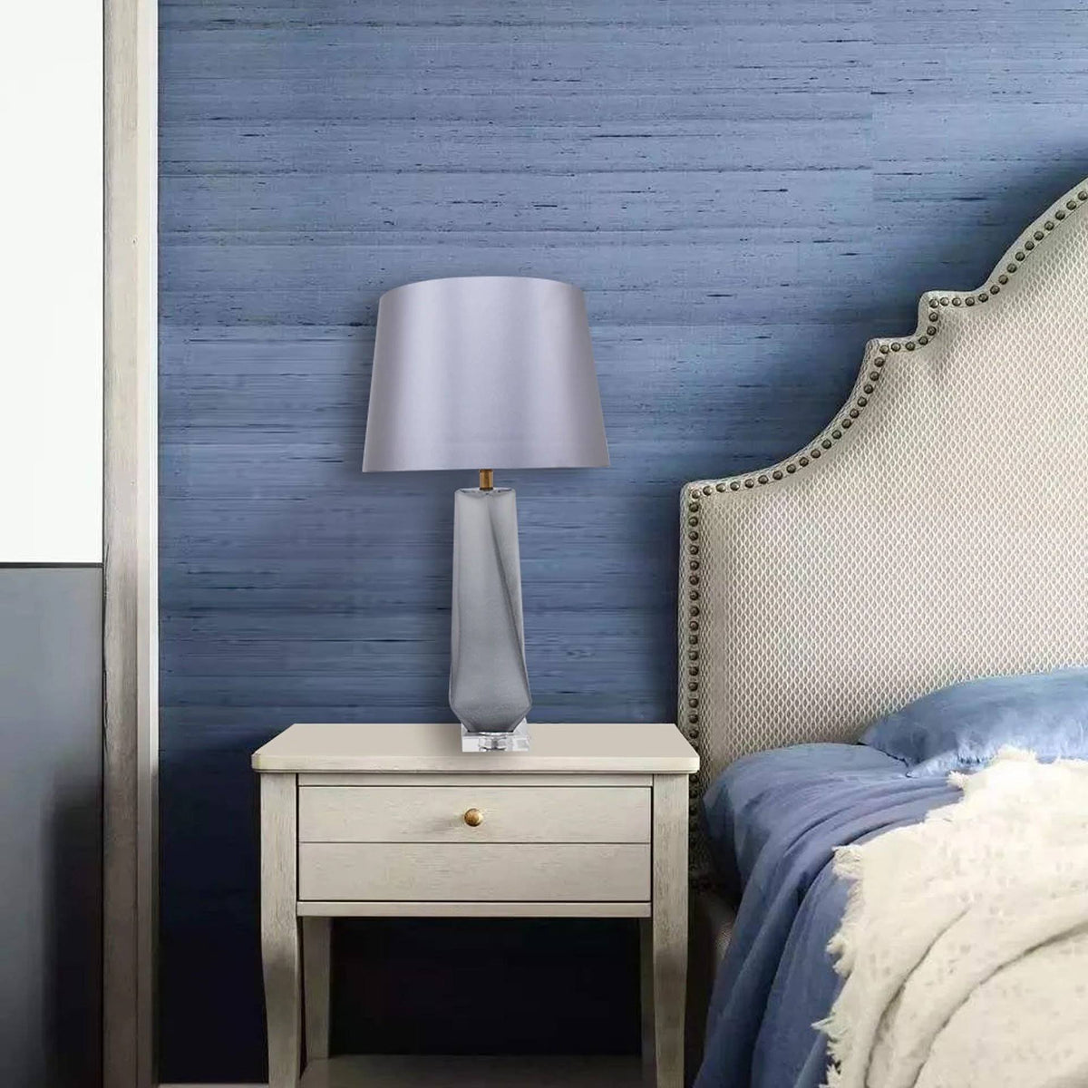 Smoke Grey Table Lamp Set of 2 U335537