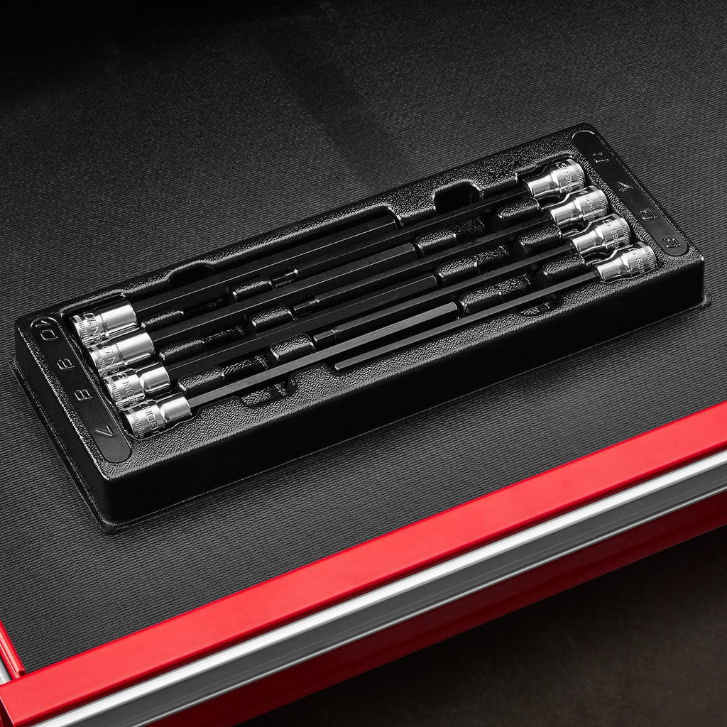 3/8 in. Drive Metric Long Hex Bit Socket Set, 8 Piece K447603