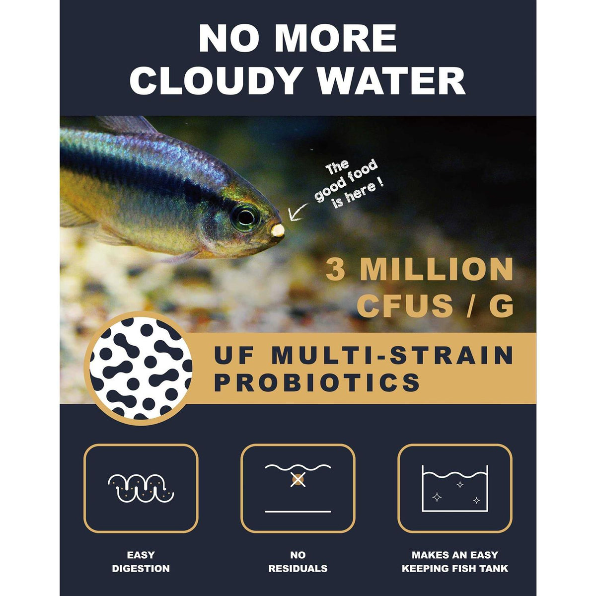 Slow Sinking All Natural Fish Food L768