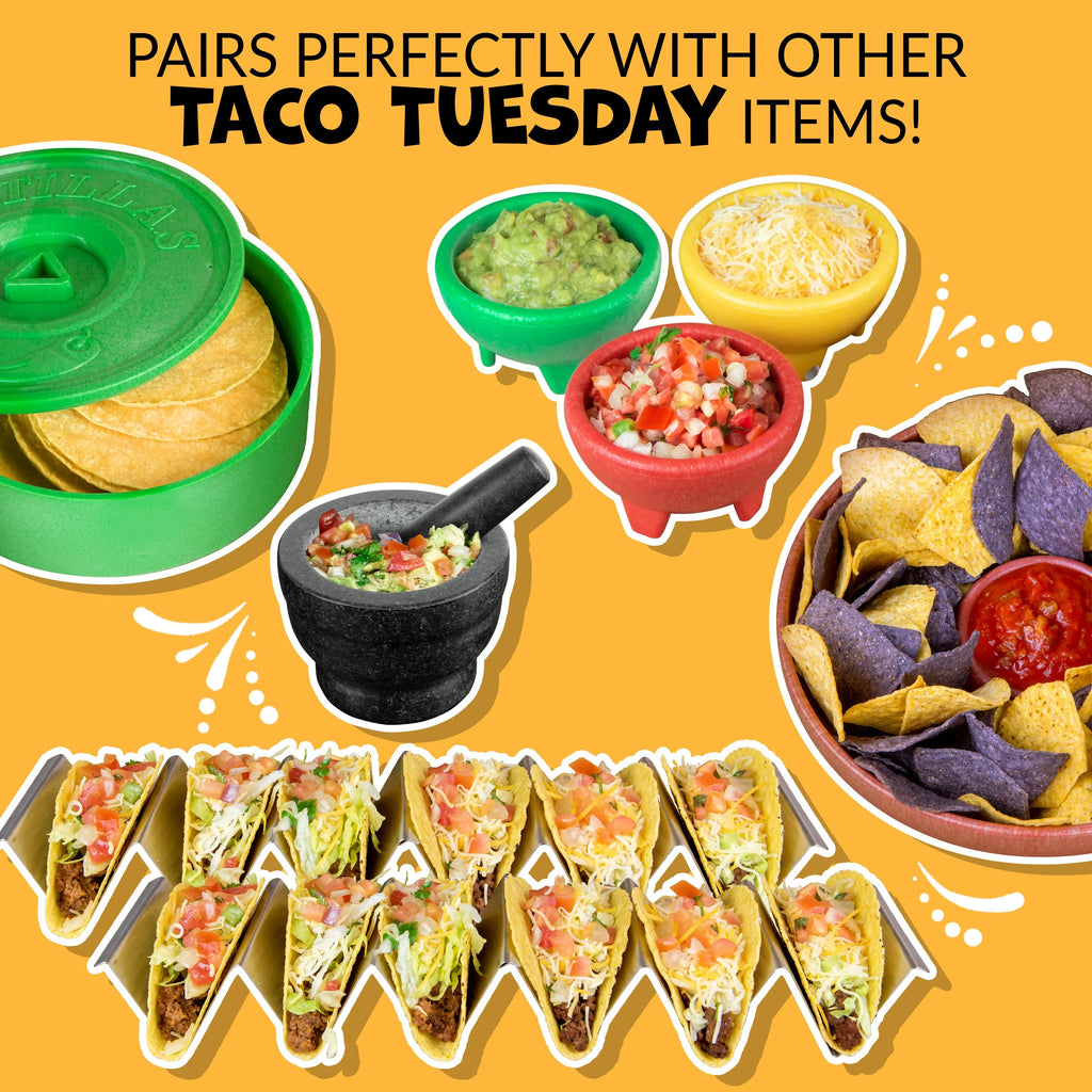 3-Piece Salsa Bowl Set in Yellow, Green & Red X62827