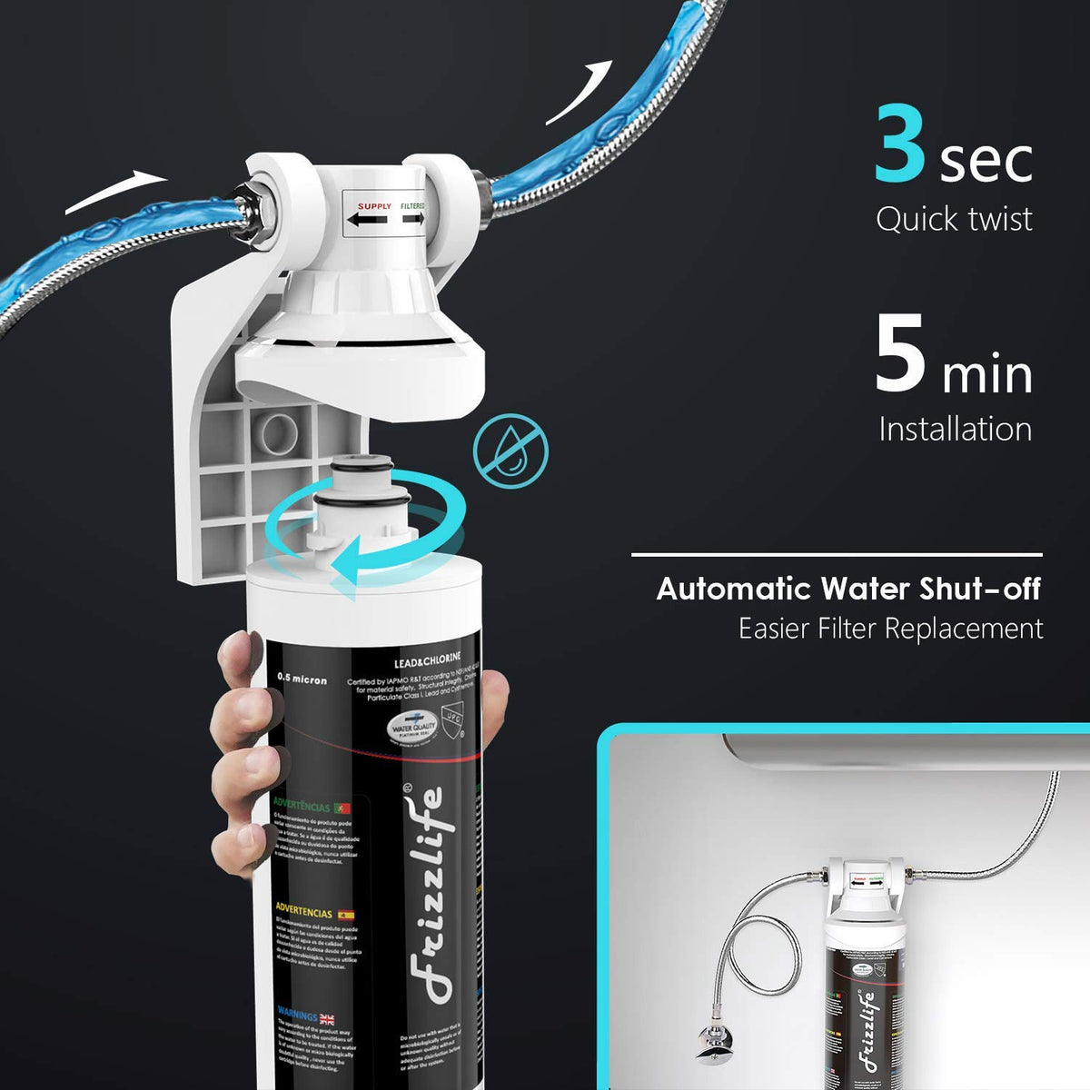 Under Sink Water Filtration System D891