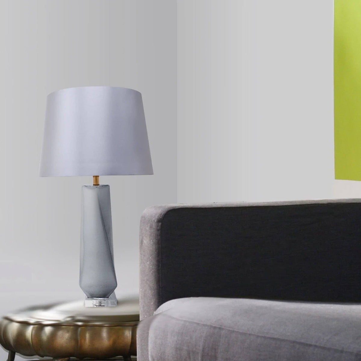 Smoke Grey Table Lamp Set of 2 U335537