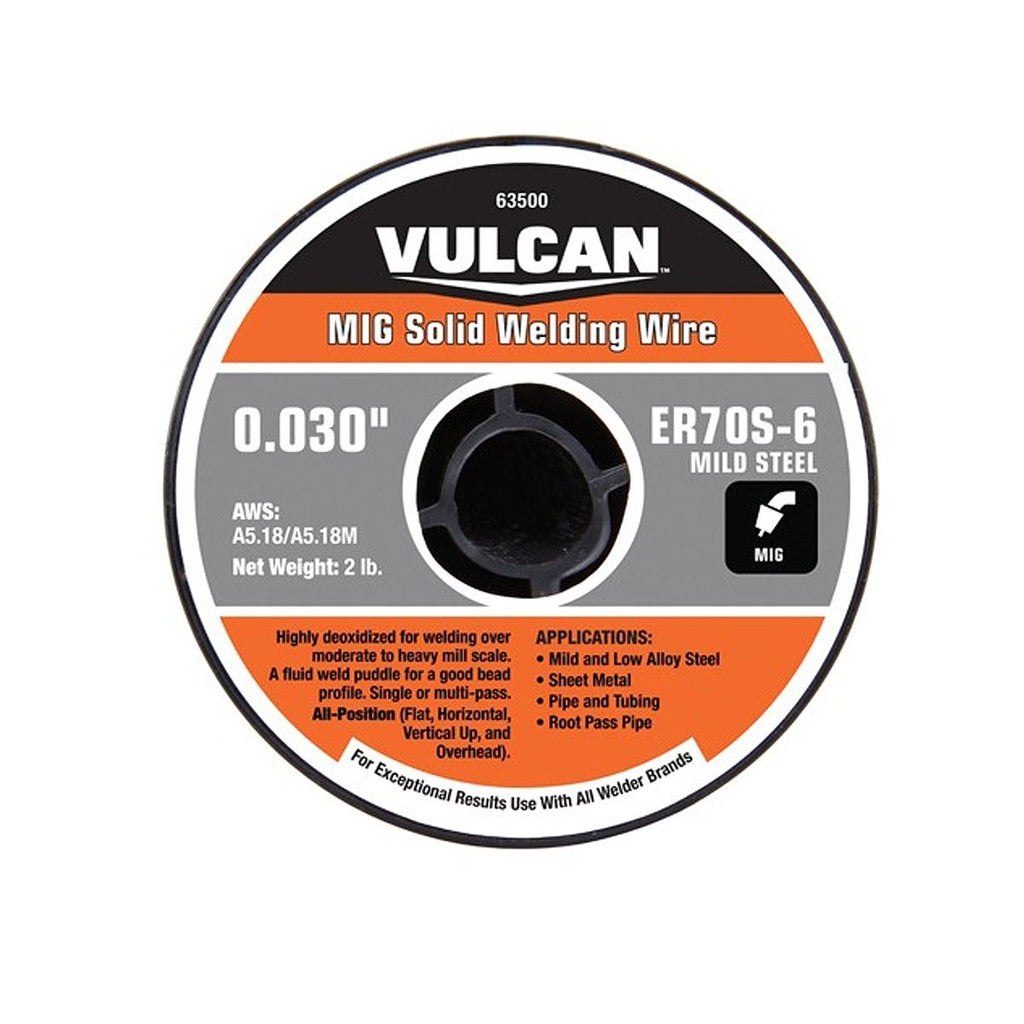 0.030 in. ER70S-6 MIG Solid Welding Wire, 2 lb. Roll Y457