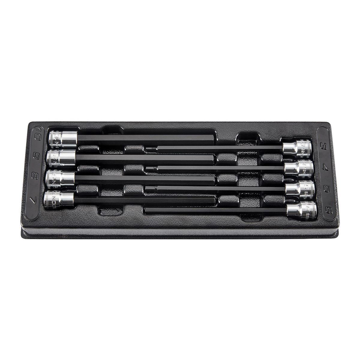 3/8 in. Drive Metric Long Hex Bit Socket Set, 8 Piece K447603