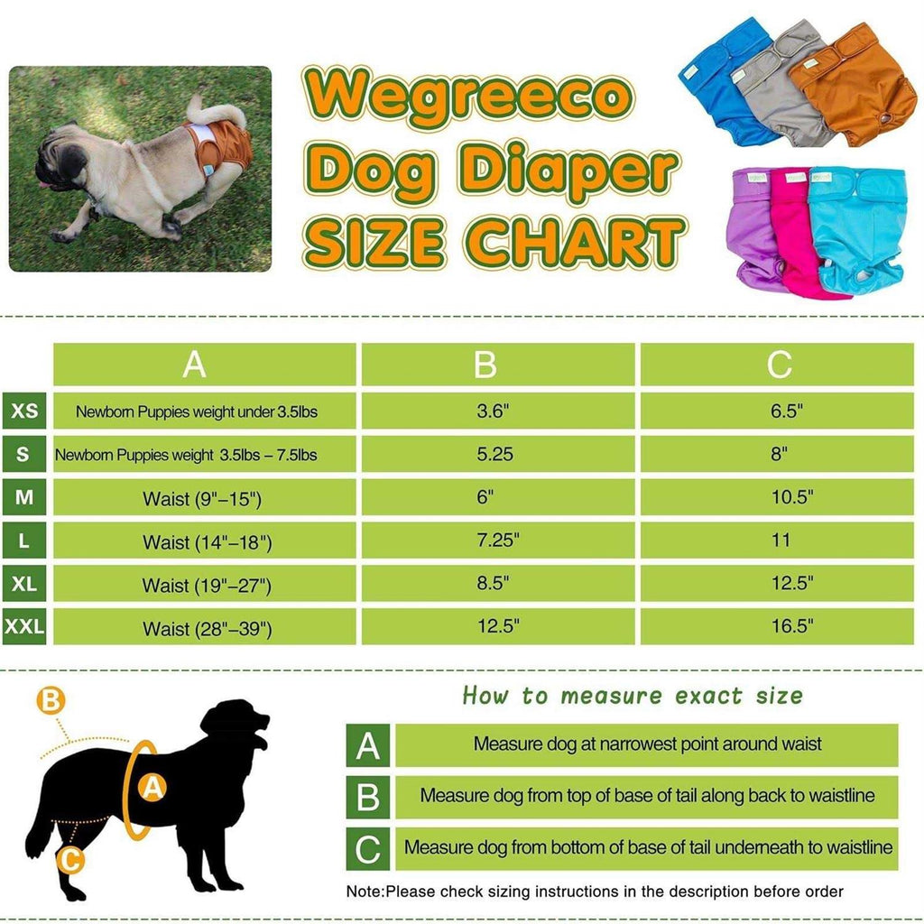 Washable Reusable Dog Diapers S868